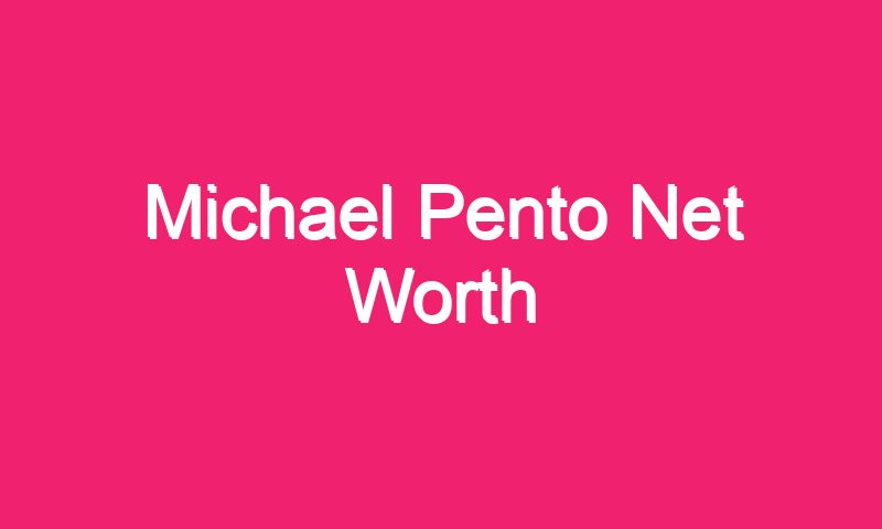 Michael Pento Net Worth